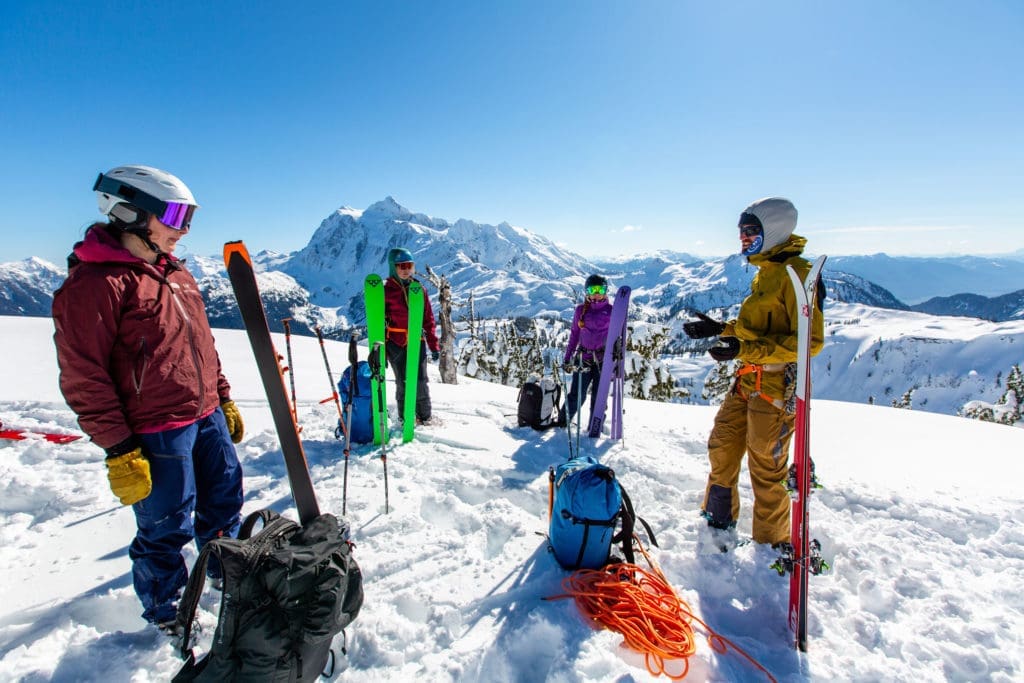 Skinning Techniques for Backcountry Skiing - Cascade Mountain Ascents